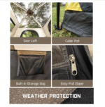 FanttikOutdoor Camping Tent 4/6/8/10 Person – Instant Setup in 60 Seconds, Rainfly, Windproof, Carry Bag - Image 6
